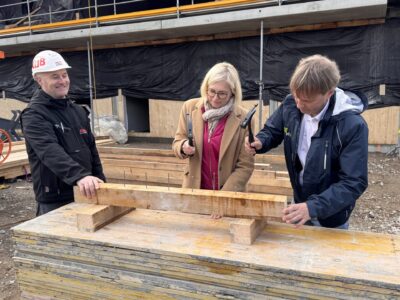 Richtfest auf der Krieke!