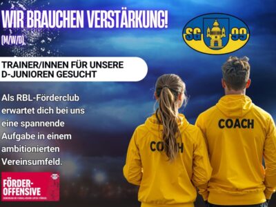 Trainersuche für unsere D-Junioren – Werde Teil der SG Taucha 99!