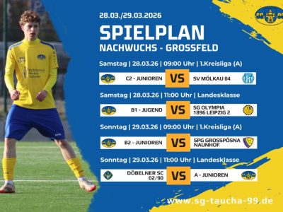 Großfeldteams am Wochenende wieder im Einsatz